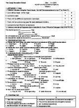 Đề kiểm tra 45 phút môn Tiếng Anh Lớp 6 - Năm học 2018-2019 - Trường THCS Phú Cường (Có đáp án)